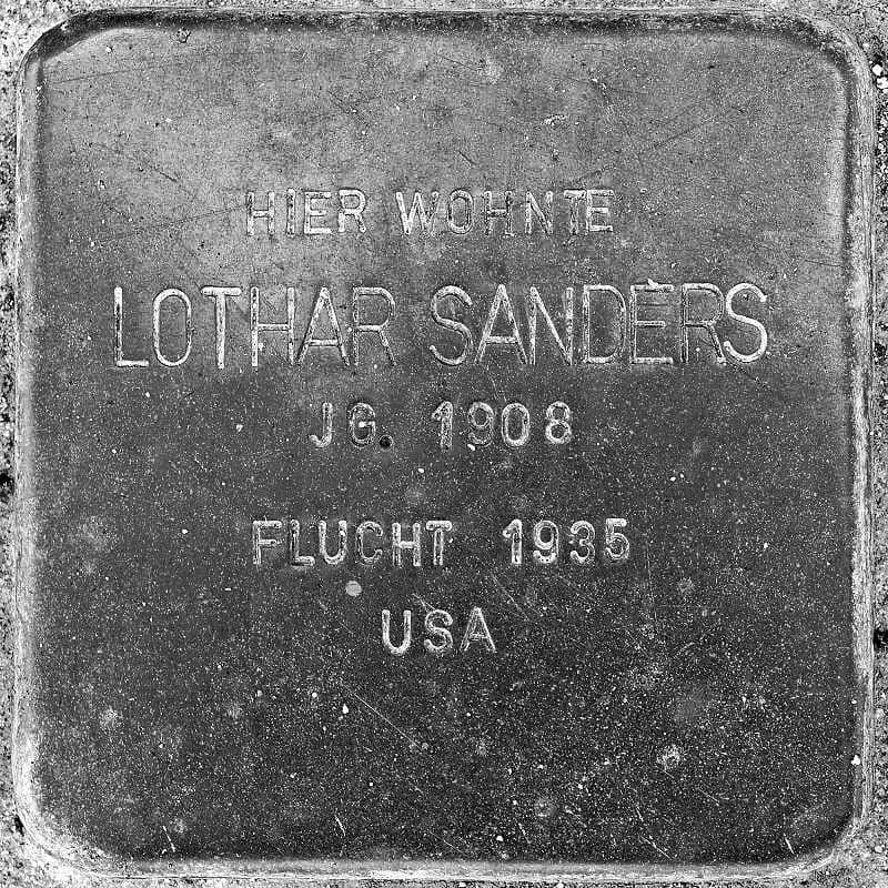Stolpersteine in Hinsbeck | Lothar Sanders